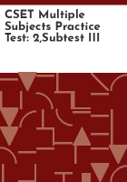 CSET_Multiple_Subjects_practice_test